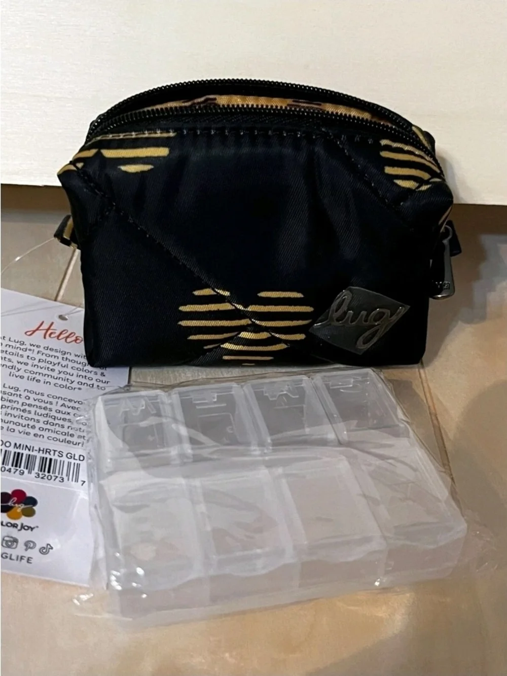 Lug Bobsled XL And Choo Choo Mini Set In Heart Gold NWT